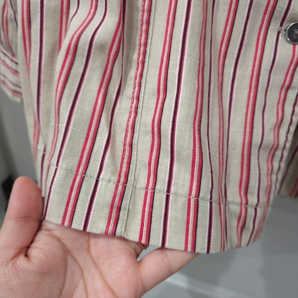 Striped Button-Up Shirt - Picture 12 of 14